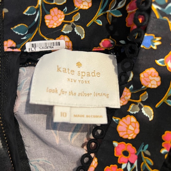 Kate Spade Black Floral Dress - Picture 3 of 5
